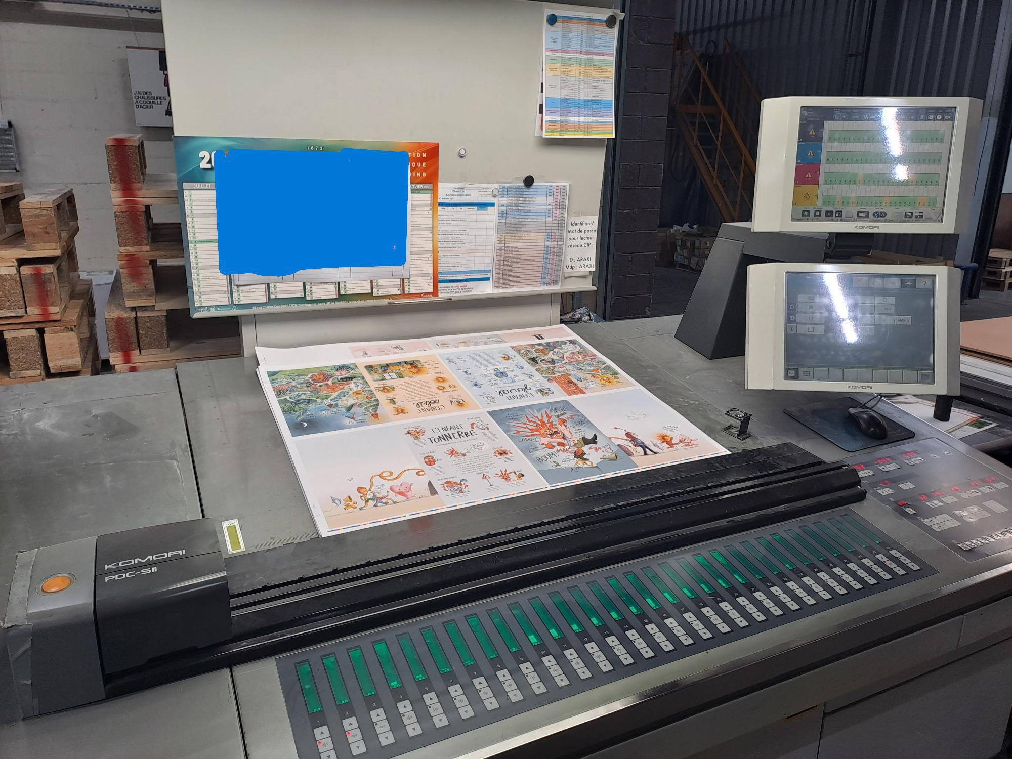 Offer 376300, a KOMORI LITHRONE LS 840 P from 2008