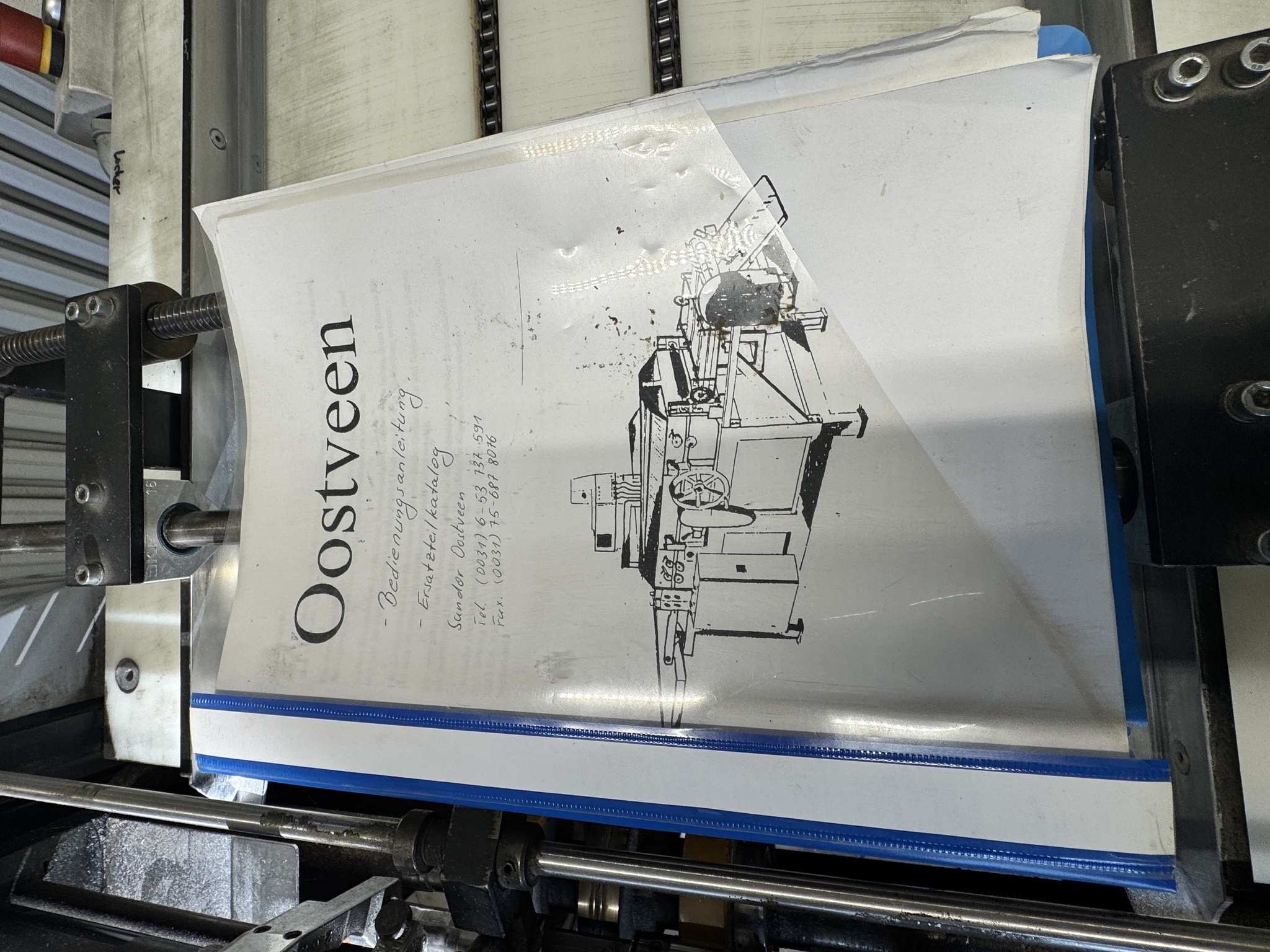 Offer 385030, a OOSTVEEN INTEGRAL CEILING MACHINE from 2003