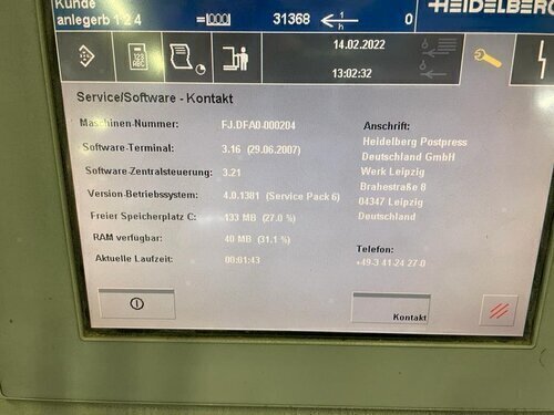 Offer 360204, a HEIDELBERG ST 400 from 2006
