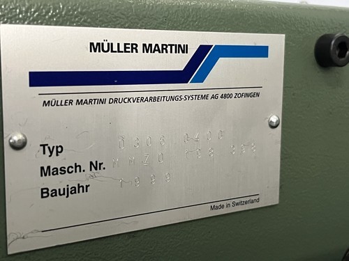Offer 370601, a MUELLER-MARTINI 321 from 1990