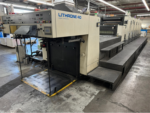 Offer 384737, a KOMORI LITHRONE 640+CX from 1999