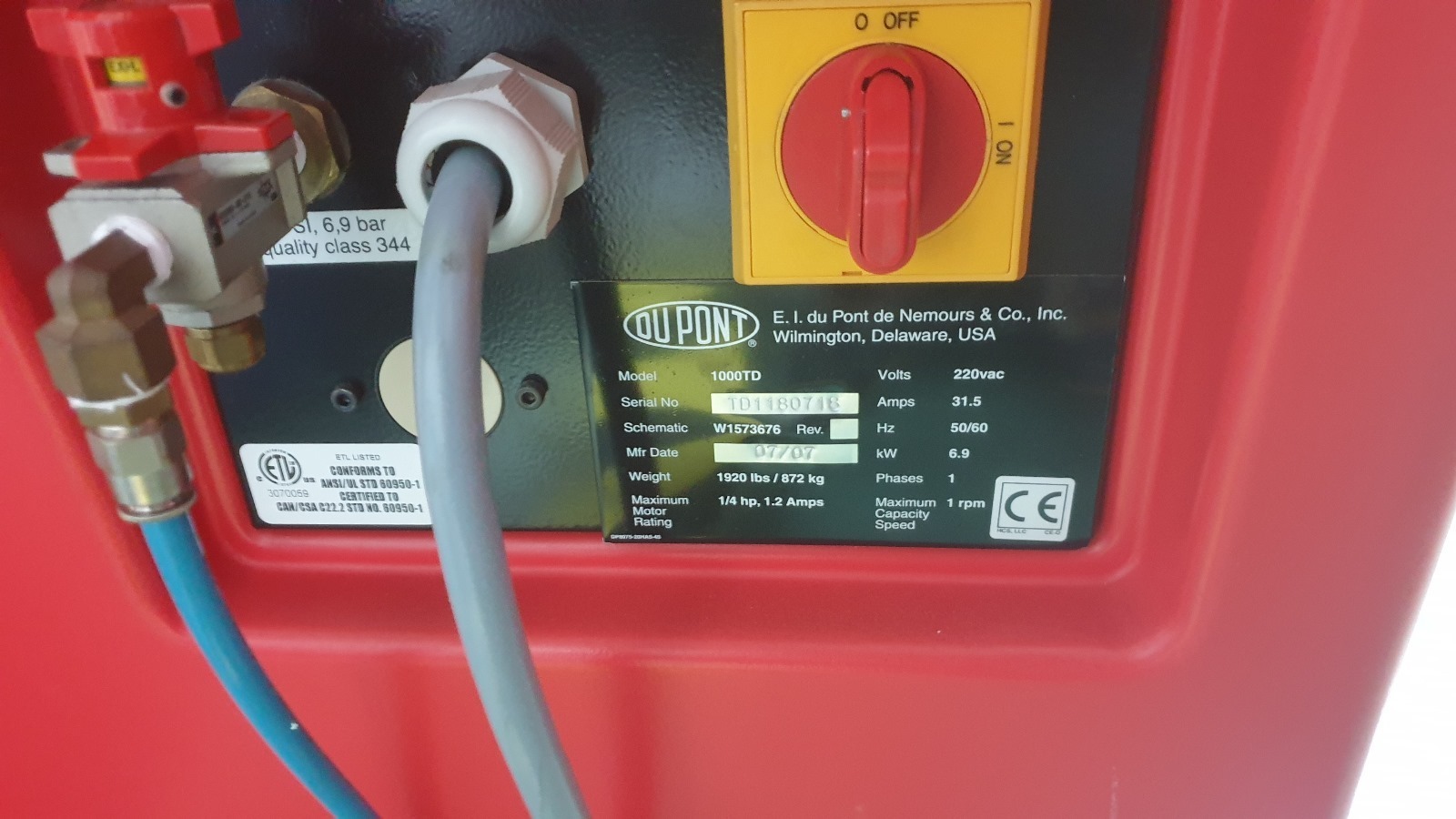 Offer 374504, a DUPONT CYREL FAST TD 1000 from 2007