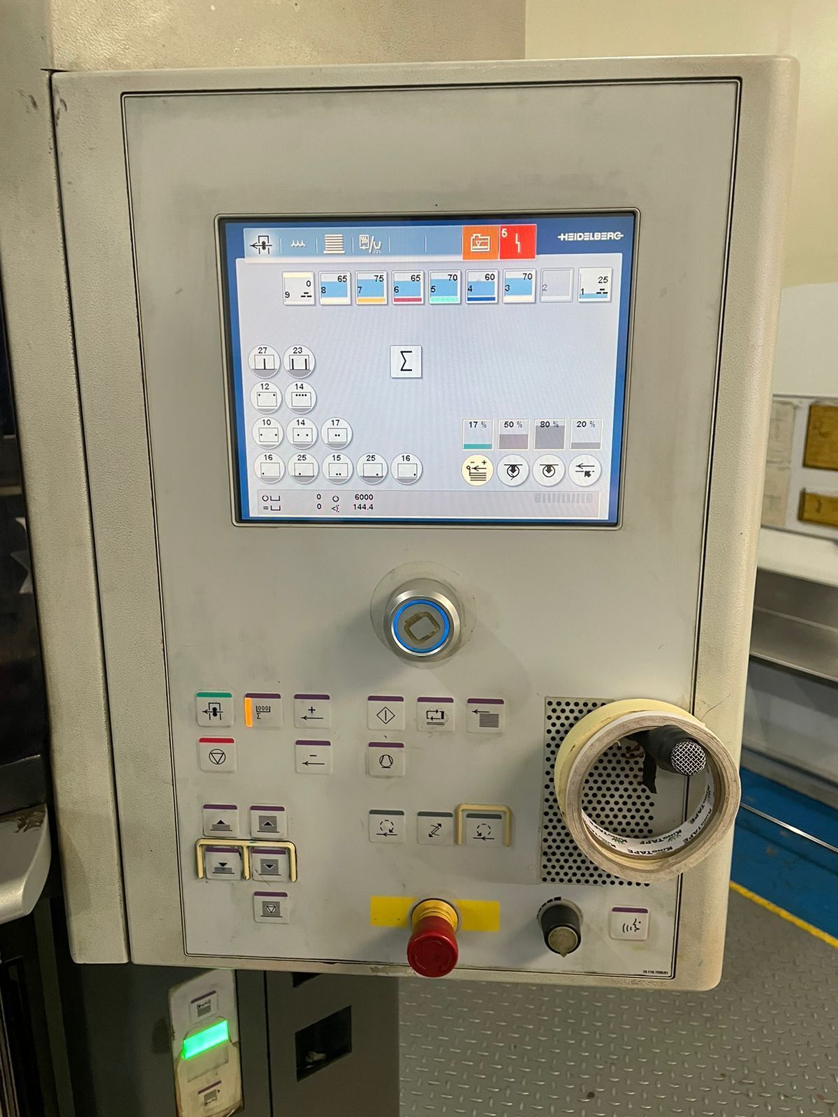 Offer 383150, a HEIDELBERG XL 75-6+LYYLX-F from 2009