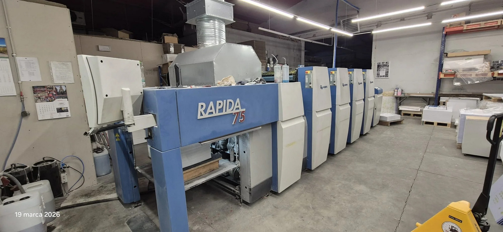 Offer 382512, a KBA-RAPIDA RAPIDA 75-4 from 2009