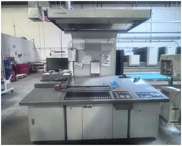 Offer 384245, a KOMORI LITHRONE 628+CX from 1998