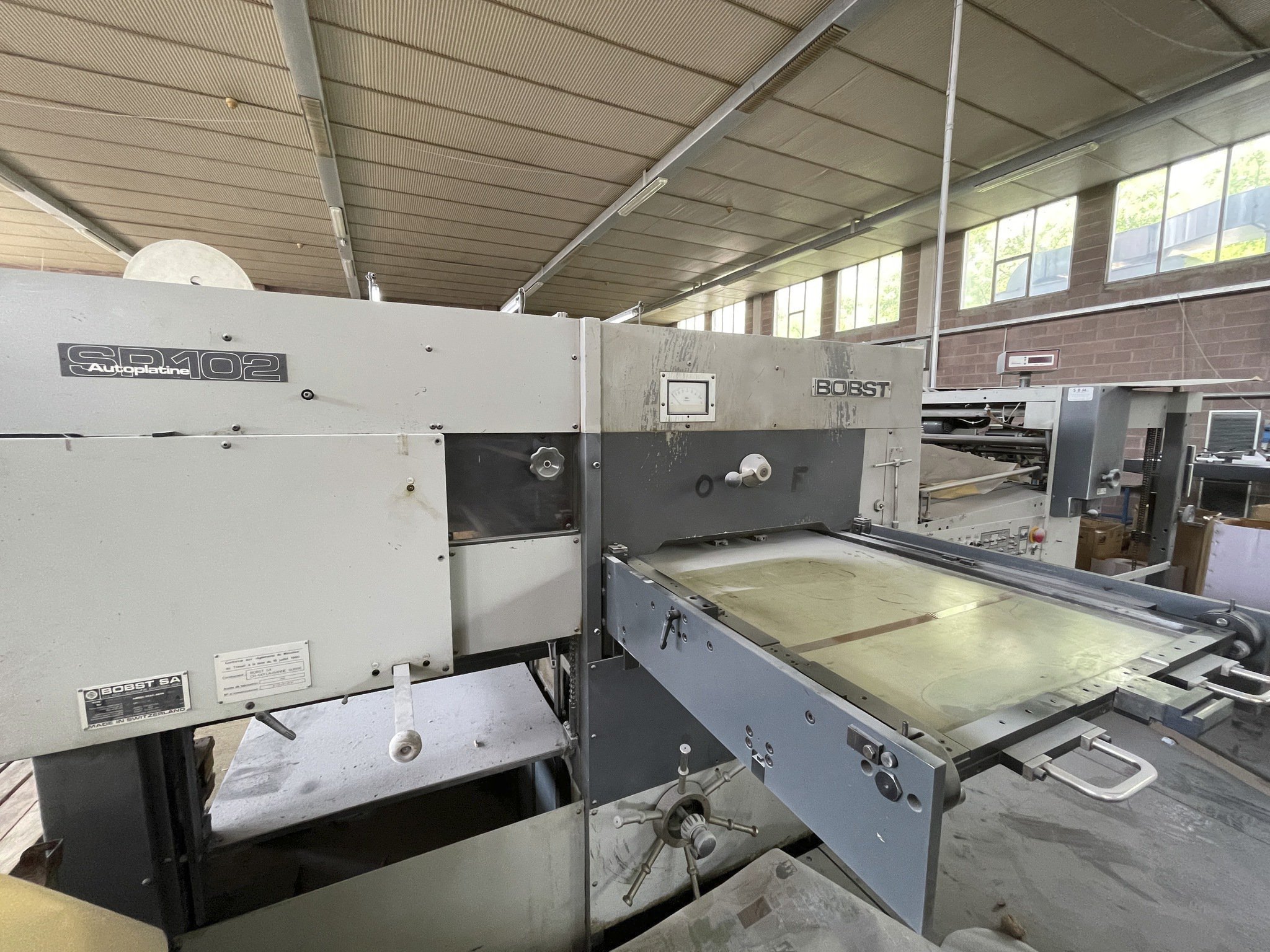 Offer 361915, a BOBST SP 102-E from 1983