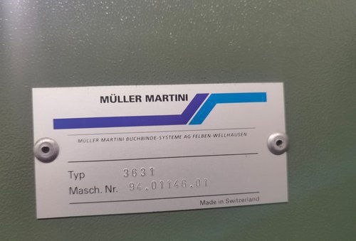 Offer 371753, a MUELLER-MARTINI CB 16 from 2002