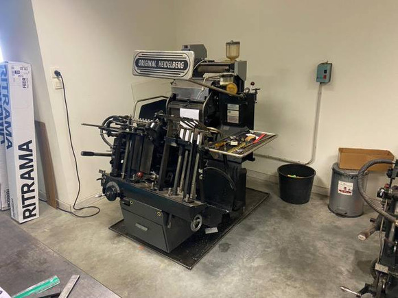 Offer 384676, a HEIDELBERG TIEGEL-T from 1977