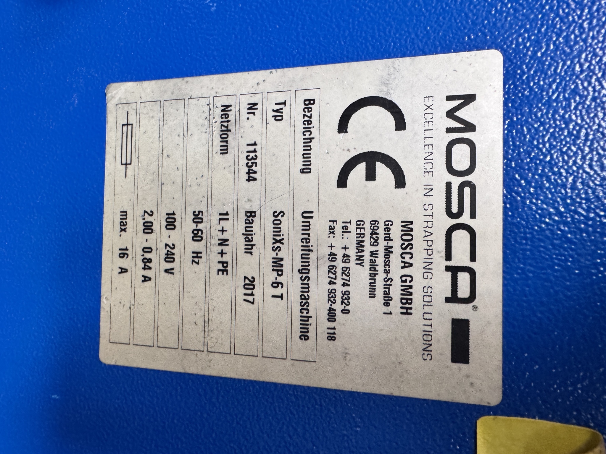 Offer 385072, a MOSCA SONIXS MP-6 T from 2017