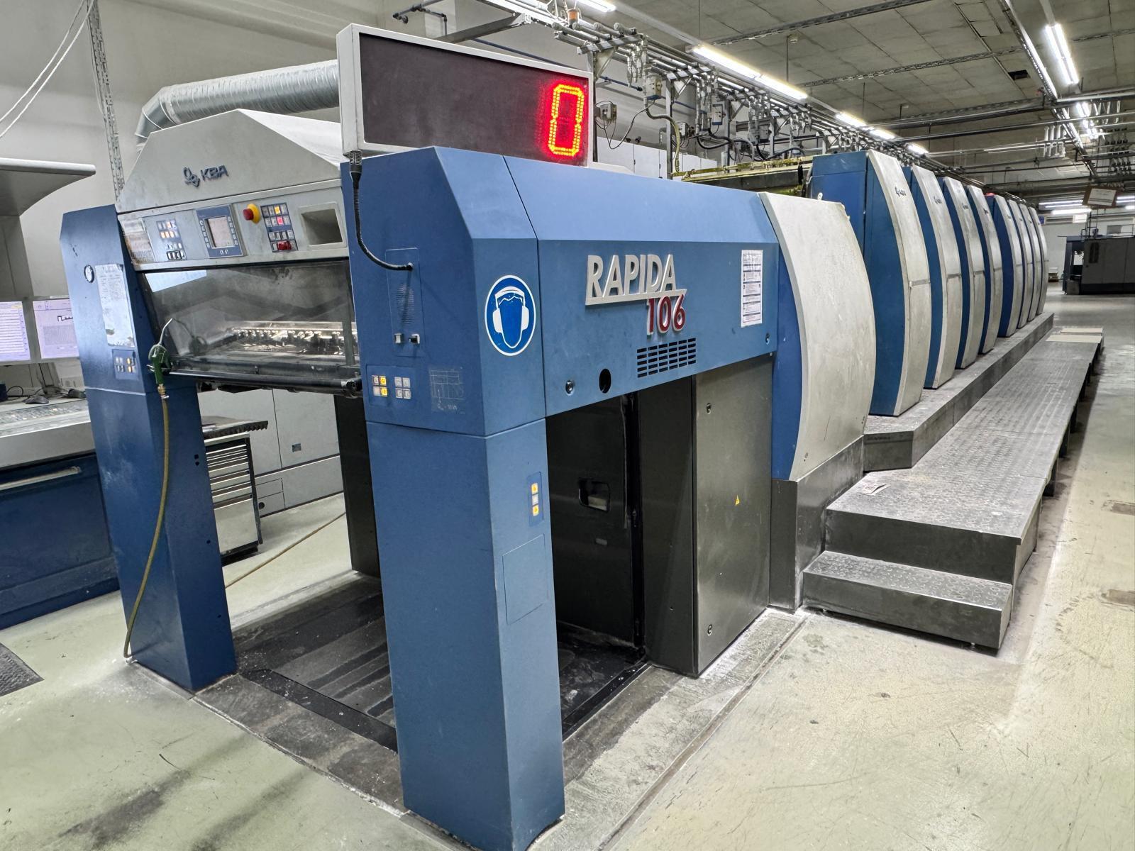 Offer 384335, a KBA-RAPIDA RAPIDA 106-8 SW4 from 2013