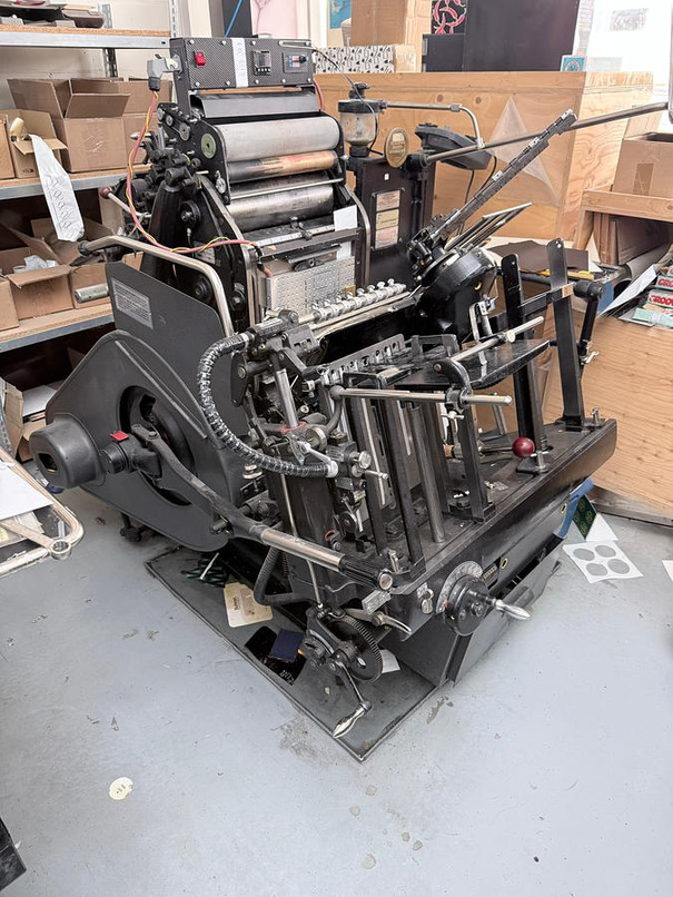 Offer 384933, a HEIDELBERG TIEGEL-TP from 1978